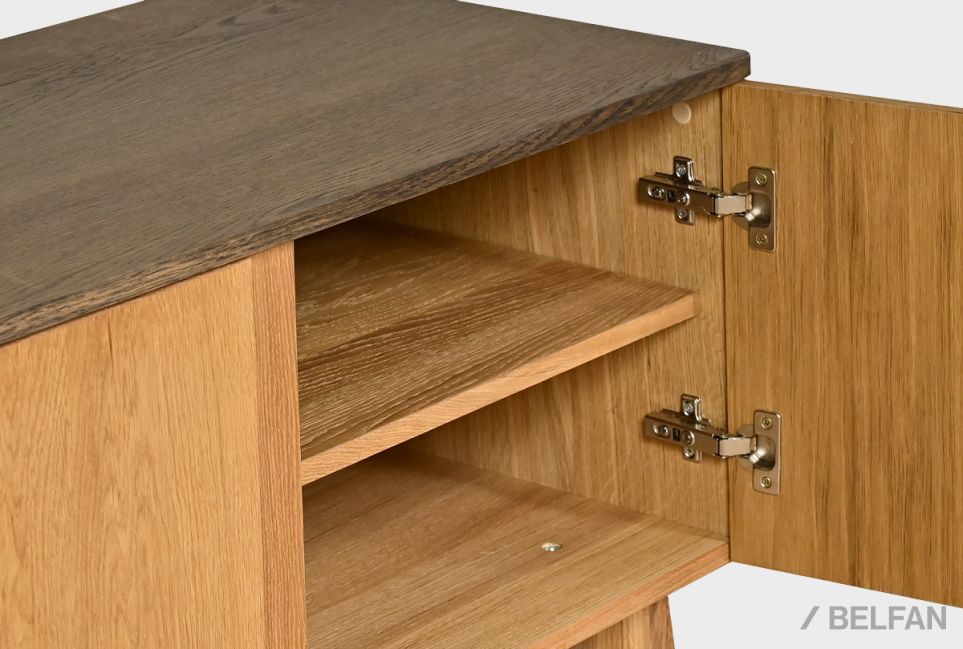 Тумба "Elva" D-3 массив и шпон дуба 2