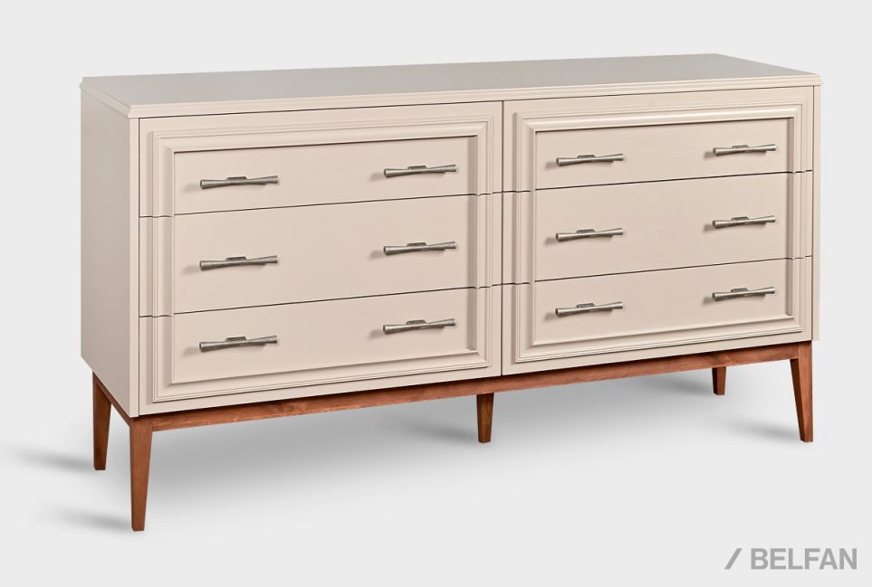 Комод "Сакраменто" 6 массив и шпон дуба, МДФ 1