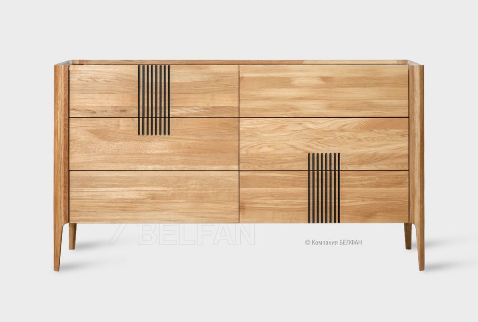 Комод "Bergamo" 6; дуб натуральный