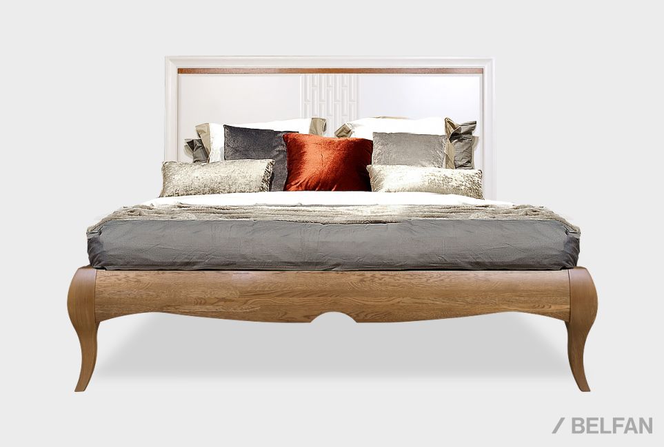 Кровать "Армония" массив и шпон дуба 1