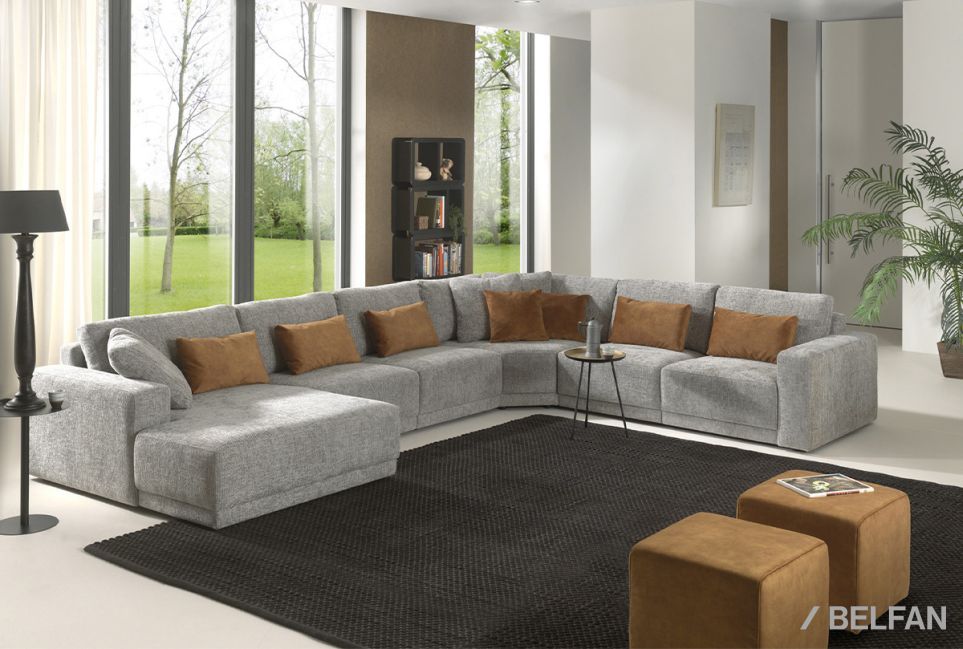 "Lucca" диван угловой с оттоманкой 3