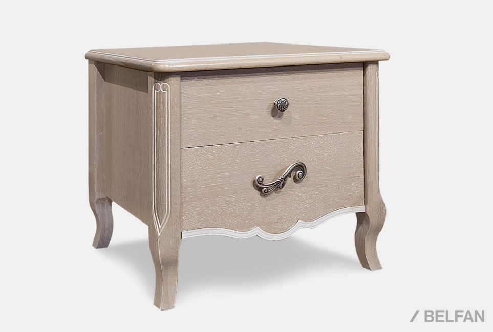 Тумба прикроватная "Катрин" массив и шпон дуба 1