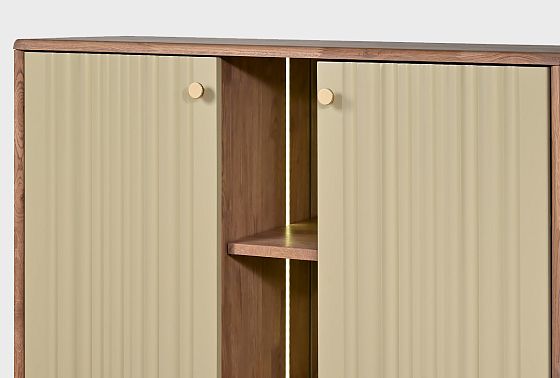 Тумба высокая "Меридиан" массив дуба, МДФ 8