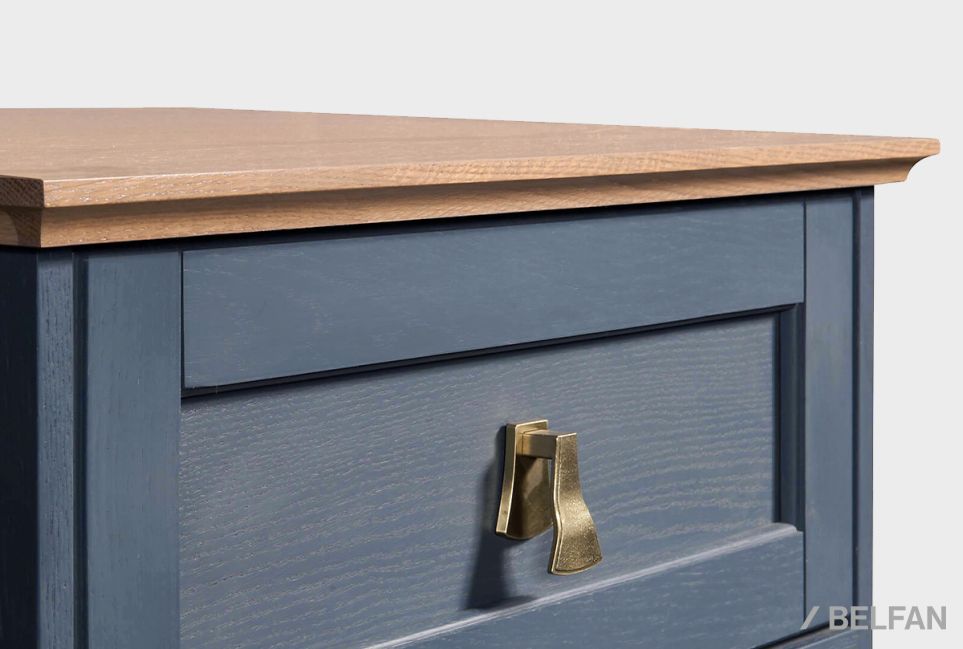 Комод "Стюарт" (высокий) массив и шпон дуба 2