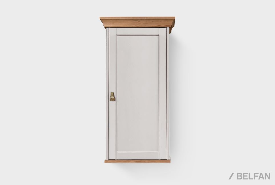 Шкаф настенный "Стюарт" (правый) массив и шпон дуба 1