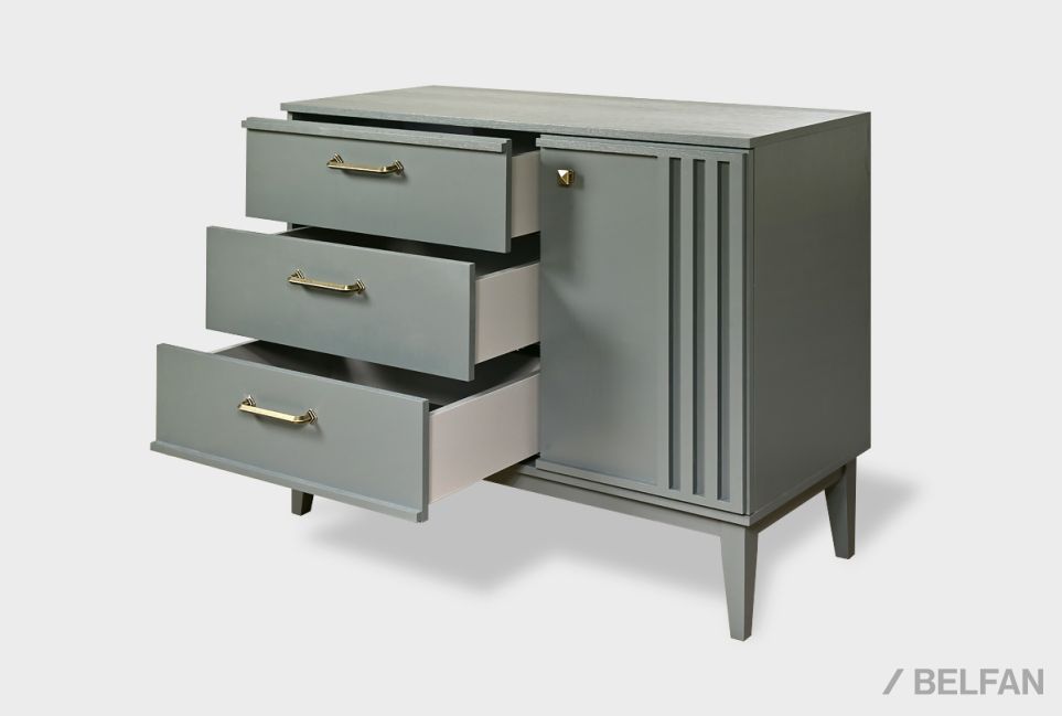 Комод "Chicago" (3 ящика) массив и шпон дуба 10