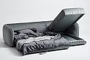 "Kassel" диван с оттоманкой; раскл.; 2ML6MR; Выкатной Roll-out (1350*2000); правый; Evita Terra+Evita Cocoa (гр.Т4/АРБ)