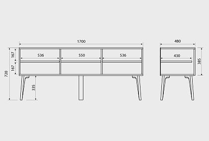 Тумба "Elva" D-3