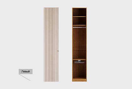 Шкаф 1-но дверный "Меридиан" (левый)