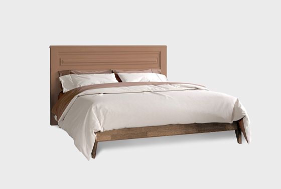 Кровать "Сакраменто" массив и шпон дуба, МДФ 3