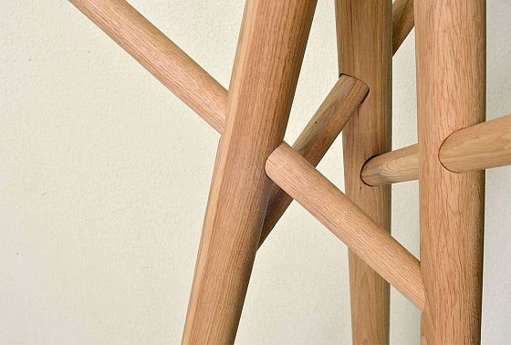 Вешалка напольная "Art Collection" массив дуба 5