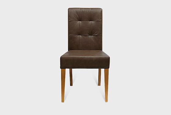 Стул "Берген" (кожа) массив дуба 2