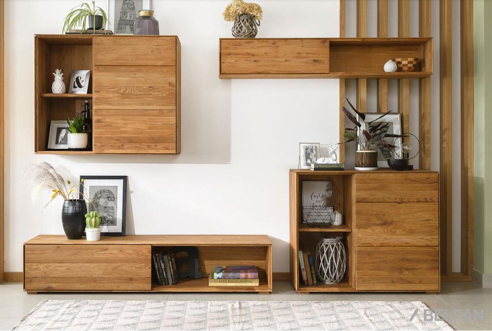 Тумба навесная "Гринвуд" 170 массив дуба 9