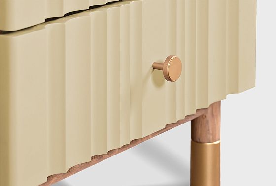 Тумба прикроватная "Меридиан" массив дуба, МДФ 7