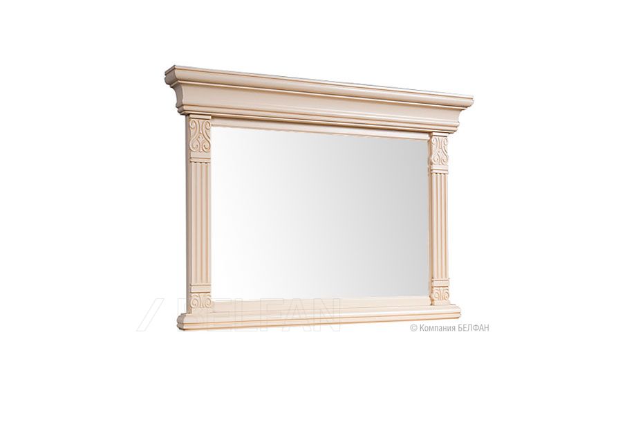 Зеркало "Престиж" 12; ГМ 5991-12; крем с патиной