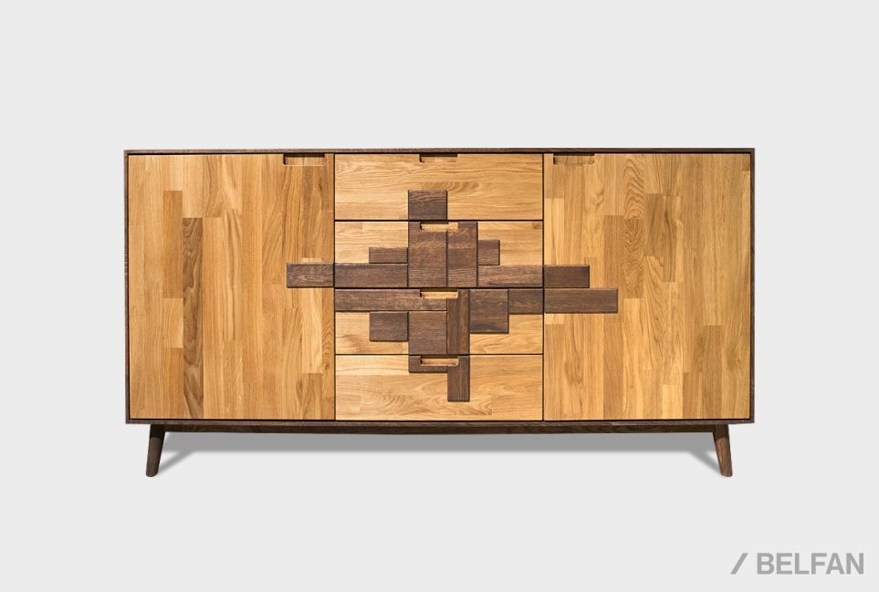 Тумба "Irving Design" 3 массив дуба 10