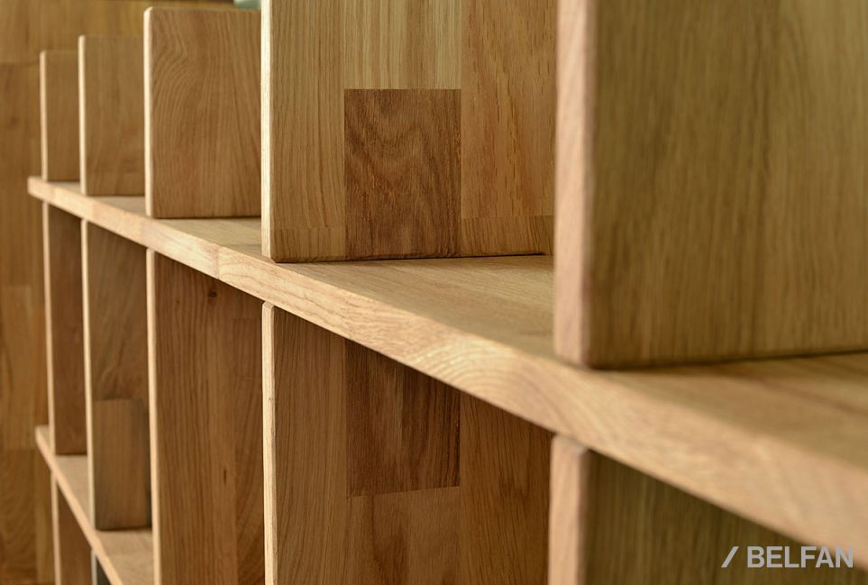 Стеллаж "Art Collection" 4x4 массив дуба 8