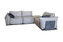"Ferre" диван 3-х местный с пуфом; нераскл.; 1L+10+18+1R; правый; Mocka 43+Infinity 11+Infinity 12 (гр.03) МТХ