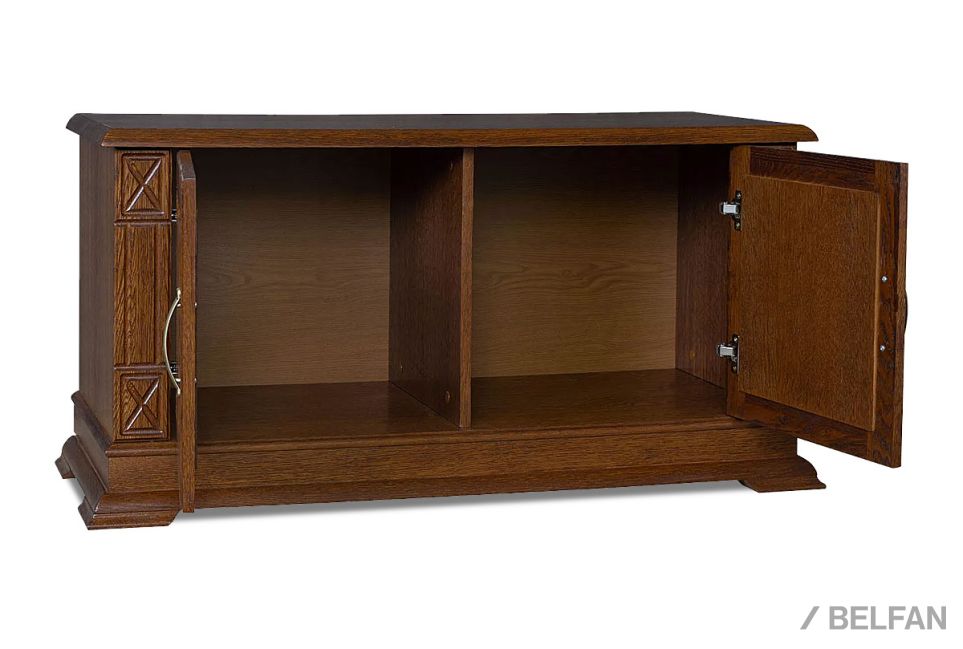 Тумба для обуви "Верди Люкс" 25 массив и шпон дуба 2