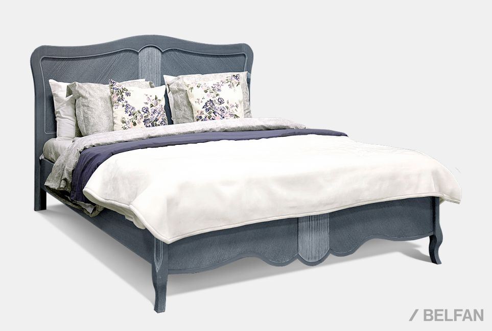 Кровать "Katrin" (низкое изножье) массив дуба 1