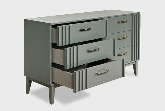 Комод "Чикаго" (6 ящиков) массив и шпон дуба 8