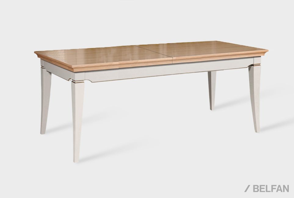 Стол обеденный "Стюарт" (раскладной) массив и шпон дуба, МДФ 1