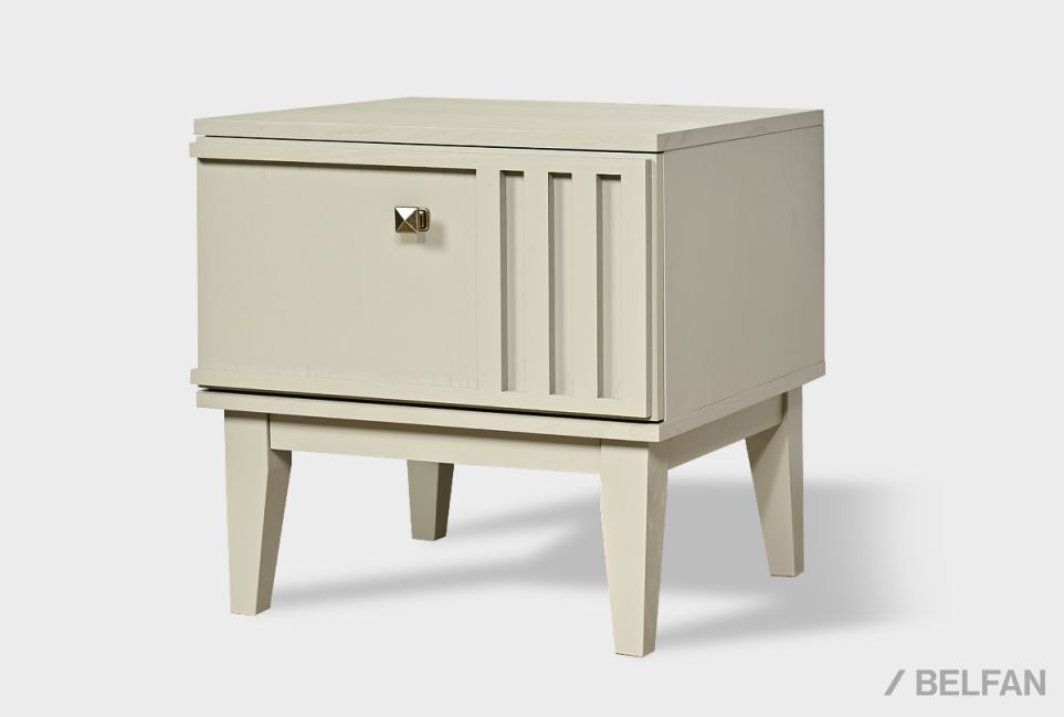 Тумба прикроватная "Чикаго" (правая) массив и шпон дуба 1