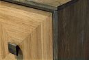 Тумба "Cube Design" 3; фасад "косынка" (шпон); *КМ-009.102; графит, бейц-масло