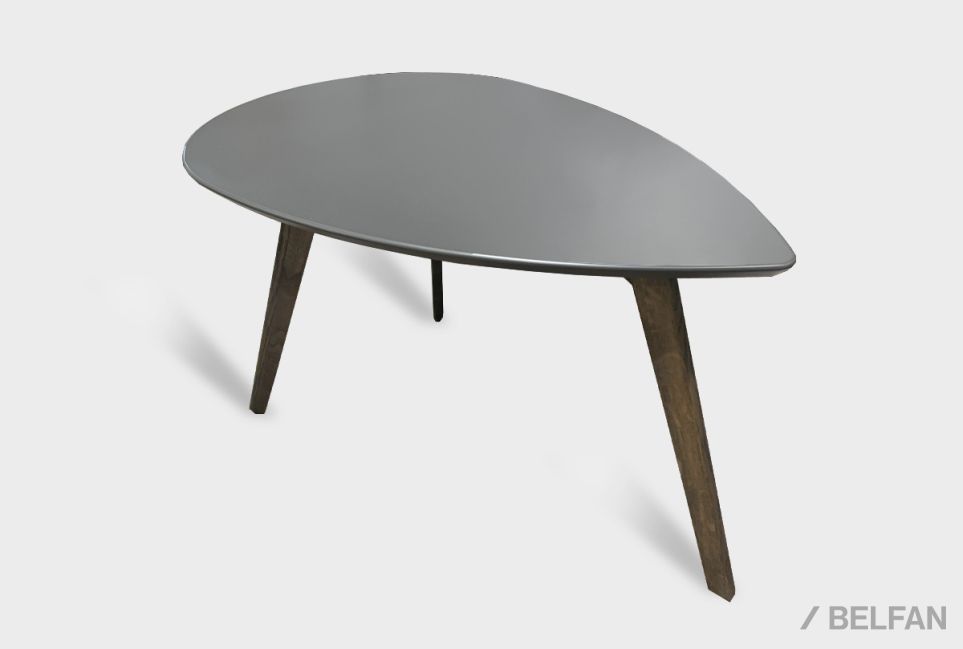 Стол журнальный "Wallstreet" капля 266 массив дуба, МДФ 1