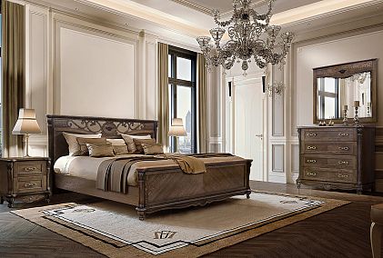 Кровать "Алези" с подьемным механизмом (низкое изножье)