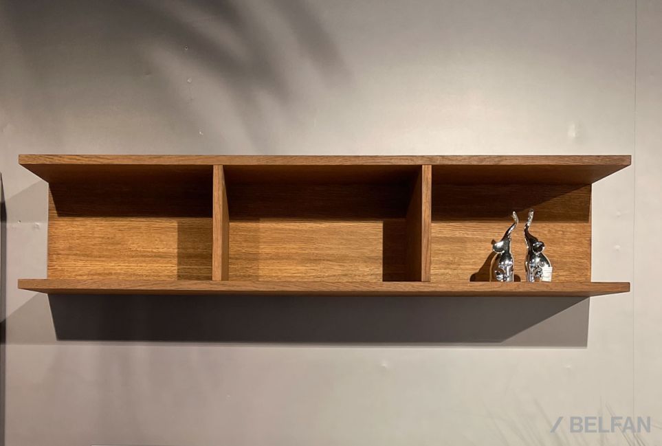 Полка настенная "Сакраменто" МДФ, шпон дуба 8