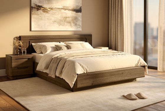 Кровать "Бремен" массив дуба 9