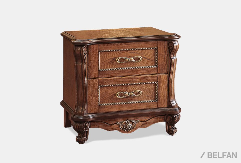 Тумба прикроватная "Алези" массив и шпон дуба 1