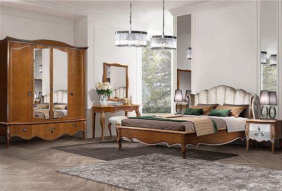 Тумба прикроватная "Трио" массив и шпон дуба 11