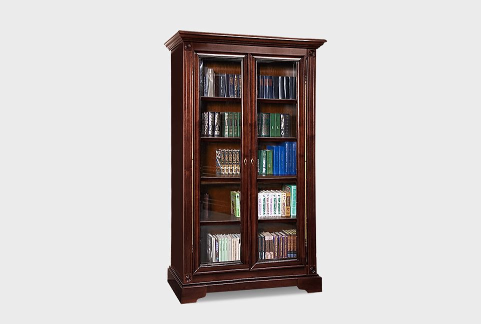 Шкаф для книг "Полонез" 08; черешня