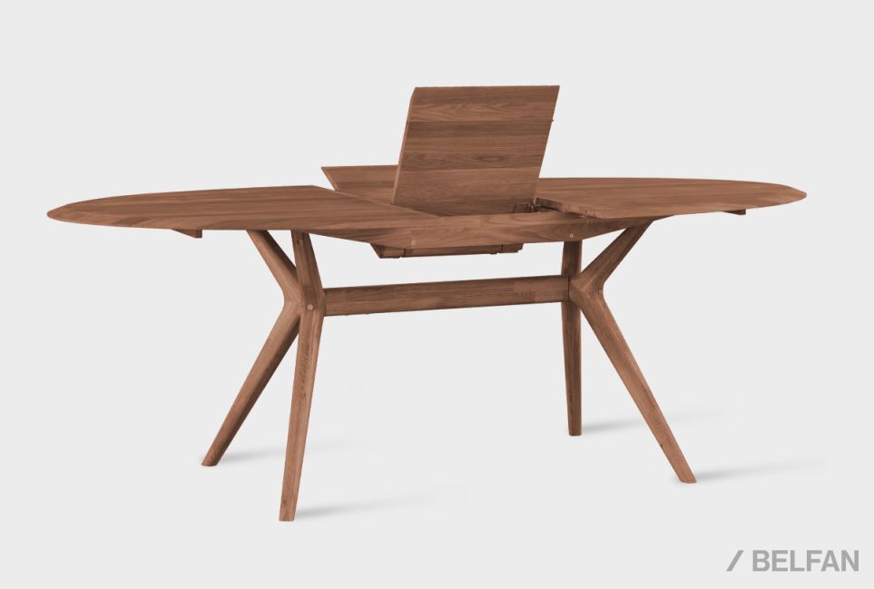 Стол обеденный "Кармен" (раскладной) массив дуба 4