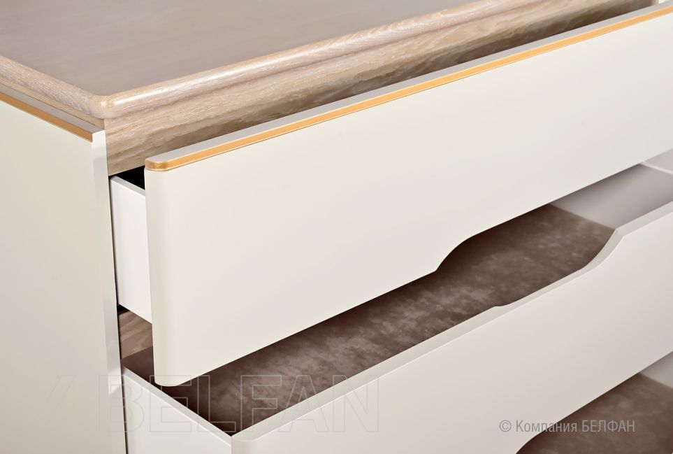 Комод "Алекса" массив и шпон дуба, МДФ 6