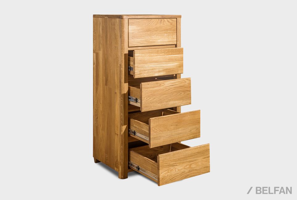 Комод "Норд" (высокий) массив дуба 9