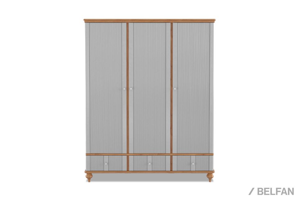 Шкаф для одежды 3-х дверный "Рандеву" 33 массив сосны 2