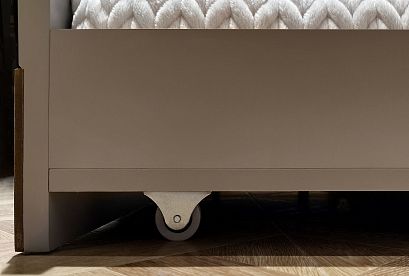 Кровать-диван под два матраса "Brianson"; с настилом, без матраса; *А-020.5332; (900х2000); жемчуг+дуб Кровать-диван под два матраса "Brianson"; с настилом, без матраса; *А-020.5332; (900х2000); жемчуг+дуб