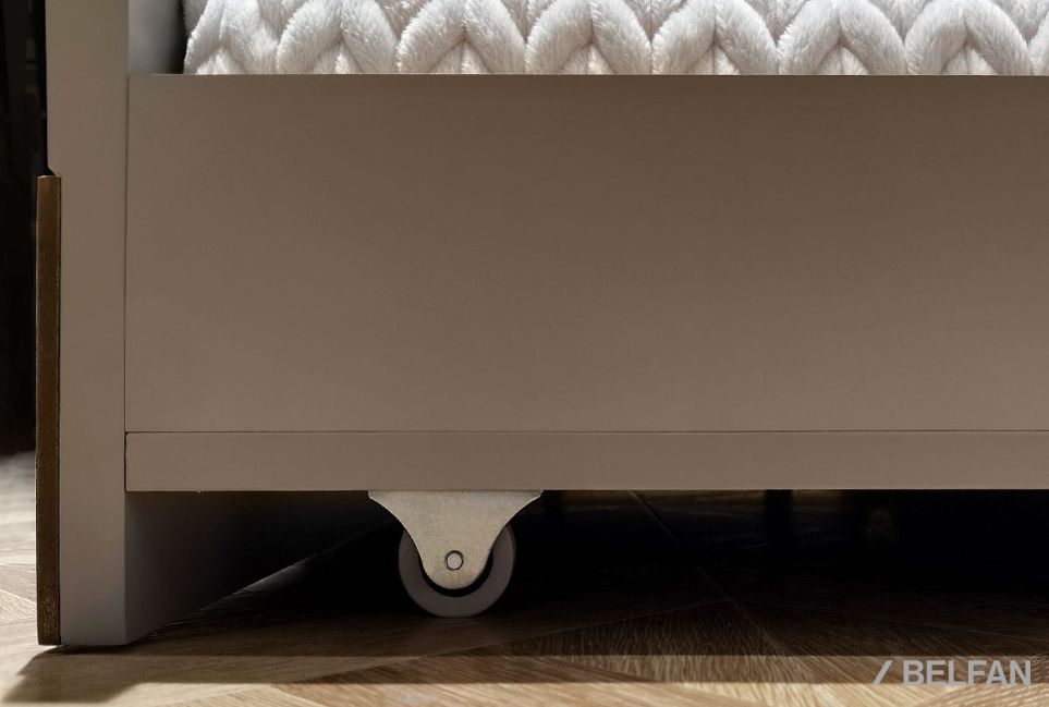 Кровать-диван под два матраса "Brianson" массив и шпон дуба, МДФ 5