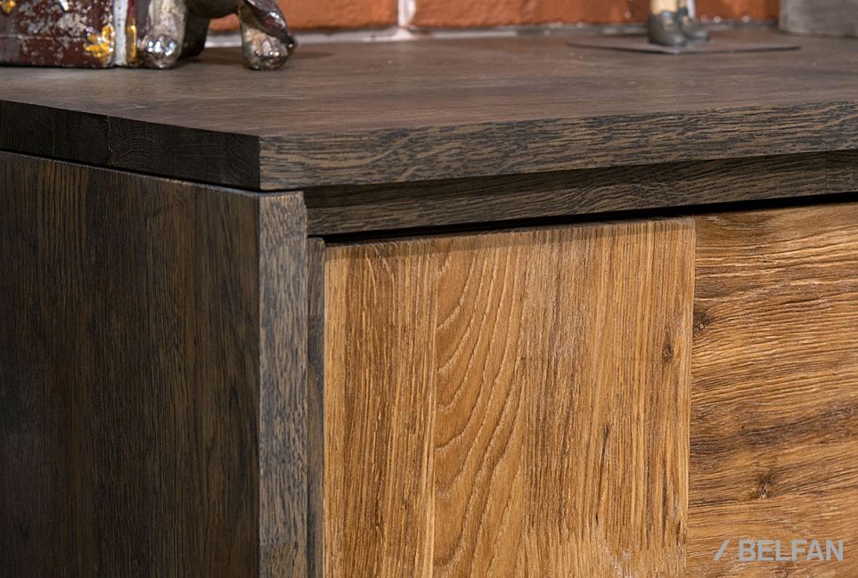 Тумба "Cube Design" 3 массив и шпон дуба 3