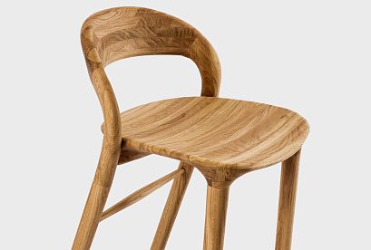 Стул "Лугано" полубарный; дуб натуральный