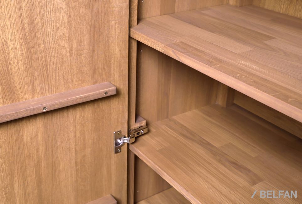 Тумба высокая "Бергамо" массив дуба 6