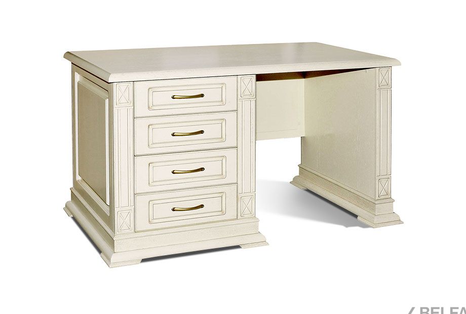 Стол письменный "Верди Люкс 9" массив и шпон дуба 1