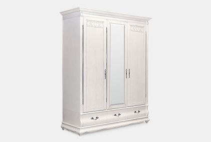 Шкаф для одежды "Тэфи" 3-х дв. с зеркалом