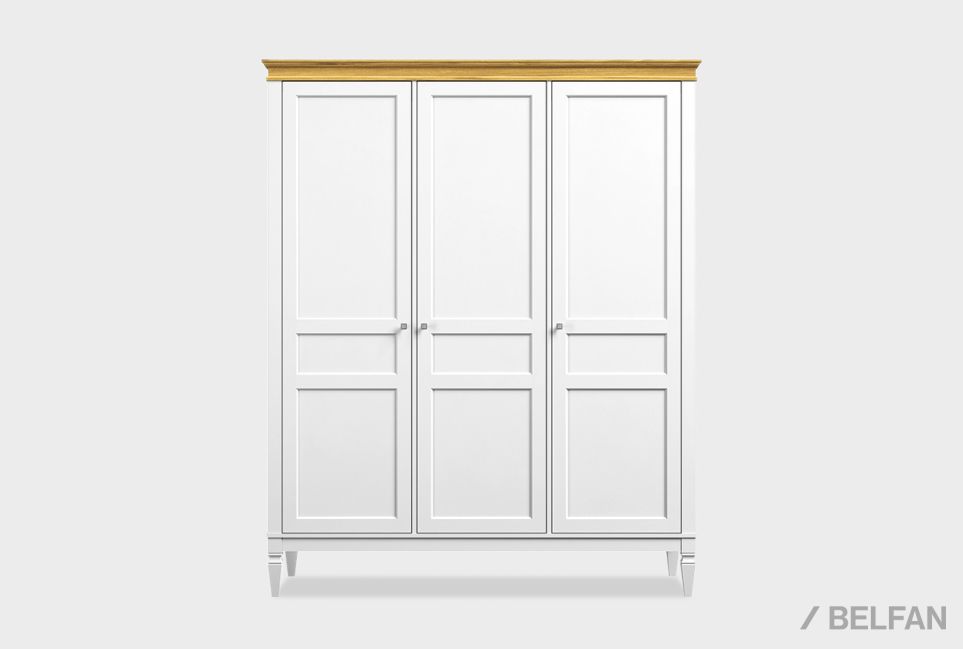 Шкаф для одежды 3-х дверный "Ольса-С" 30 массив сосны 3