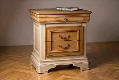 Тумба прикроватная "Оливия"; *ММ-347-03; пудра