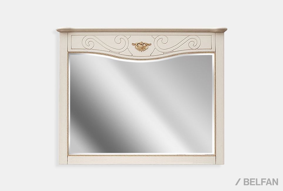 Зеркало "Алези" массив и шпон дуба 1