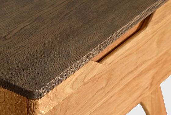 Тумба прикроватная "Elva" B-1 массив и шпон дуба 12